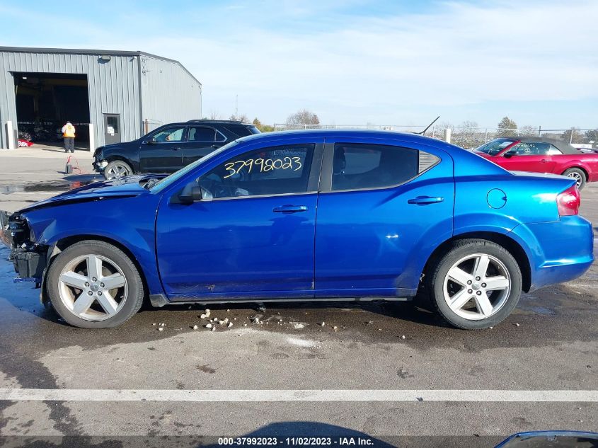 2013 Dodge Avenger Se VIN: 1C3CDZABXDN644267 Lot: 37992023