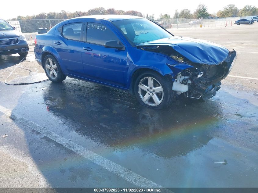 2013 Dodge Avenger Se VIN: 1C3CDZABXDN644267 Lot: 37992023