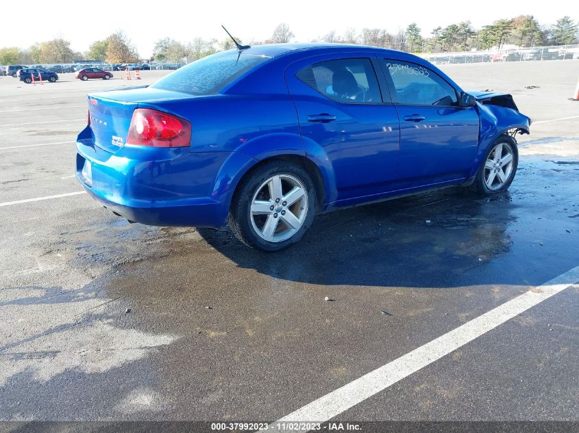 2013 Dodge Avenger Se VIN: 1C3CDZABXDN644267 Lot: 37992023