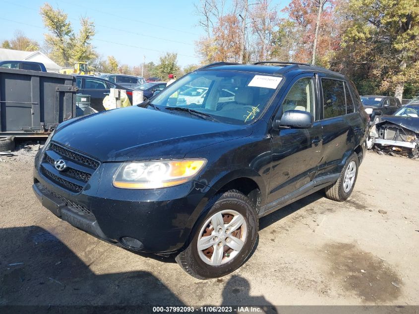 5NMSG73D09H328592 2009 Hyundai Santa Fe Gls