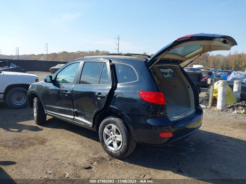 5NMSG73D09H328592 2009 Hyundai Santa Fe Gls