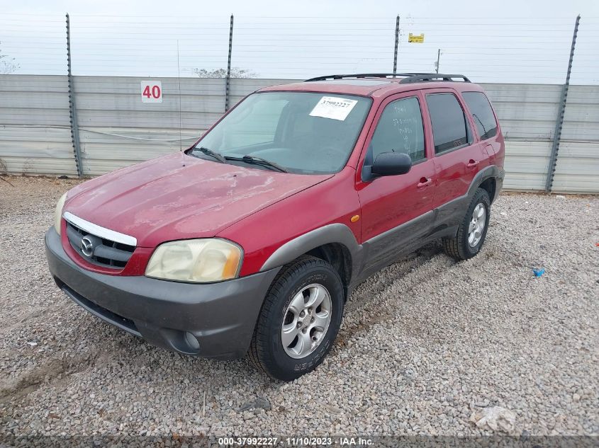 2004 Mazda Tribute Lx VIN: 4F2YZ04104KM11856 Lot: 37992227