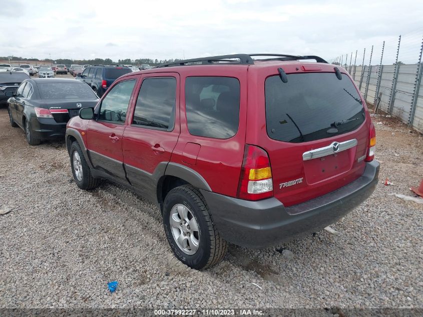 2004 Mazda Tribute Lx VIN: 4F2YZ04104KM11856 Lot: 37992227