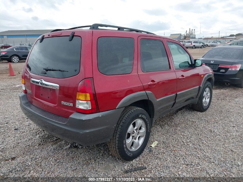 2004 Mazda Tribute Lx VIN: 4F2YZ04104KM11856 Lot: 37992227