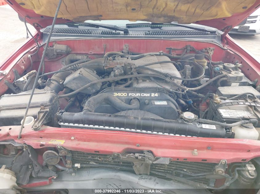 2000 Toyota Tacoma Base V6 VIN: 4TAWN72N7YZ589807 Lot: 37992246