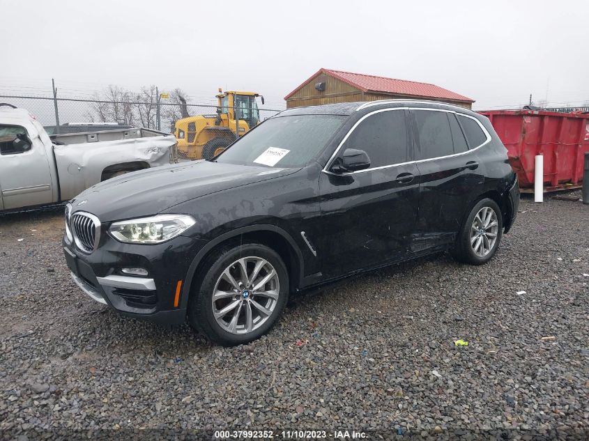 2019 BMW X3 xDrive30I VIN: 5UXTR9C56KLP77992 Lot: 37992352