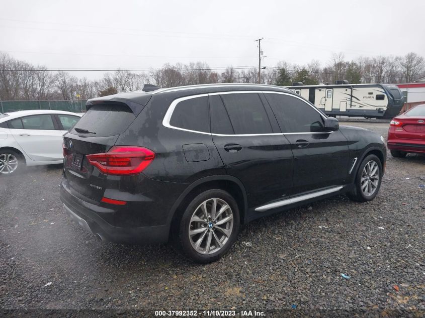 2019 BMW X3 xDrive30I VIN: 5UXTR9C56KLP77992 Lot: 37992352