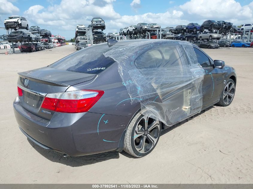 2015 Honda Accord Hybrid Ex-L VIN: 1HGCR6F53FA006906 Lot: 37992541