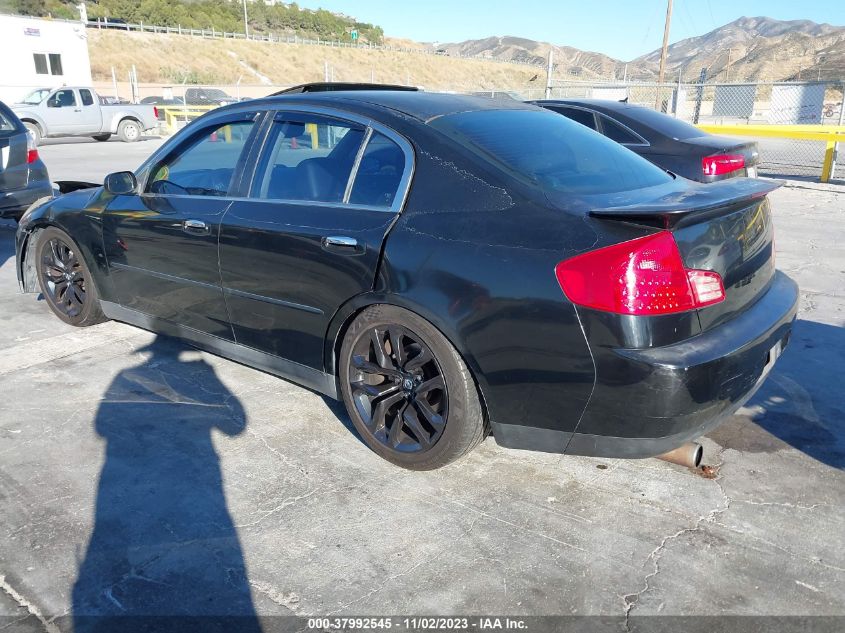 2003 Infiniti G35 Leather VIN: JNKCV51E23M333284 Lot: 37992545