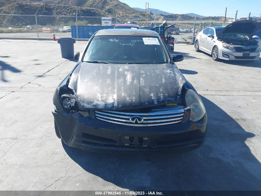 2003 Infiniti G35 Leather VIN: JNKCV51E23M333284 Lot: 37992545