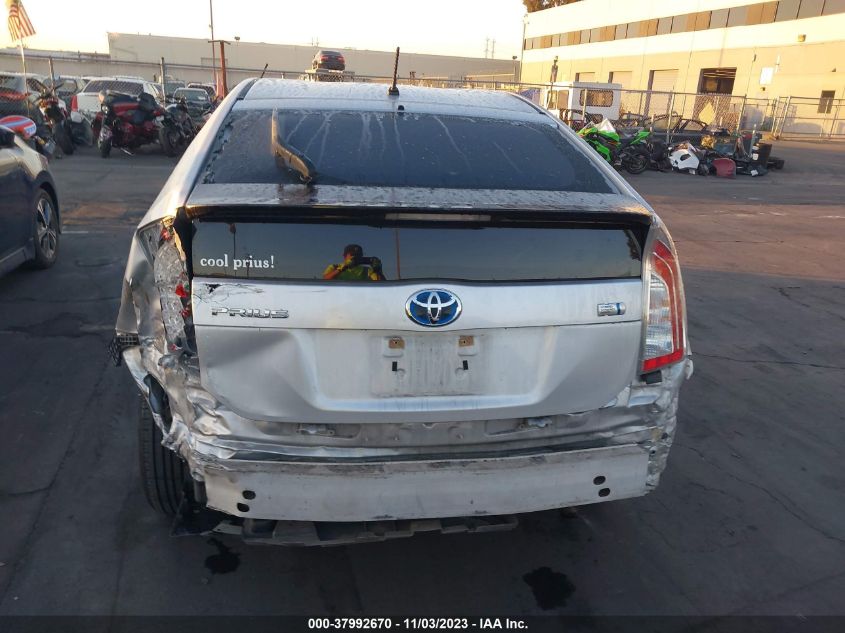 2014 Toyota Prius Four/Five/Three/One/Two VIN: JTDKN3DU7E1773882 Lot: 37992670