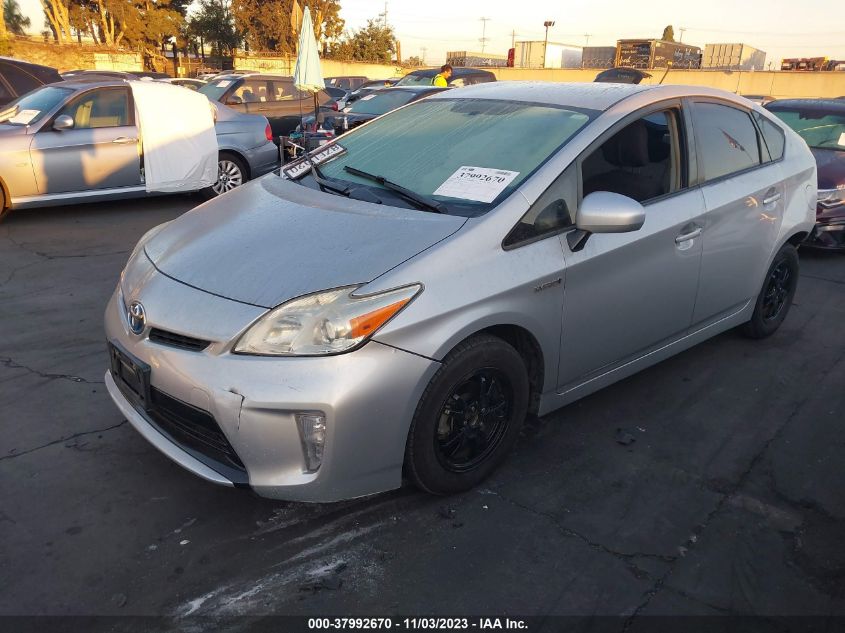 2014 Toyota Prius Four/Five/Three/One/Two VIN: JTDKN3DU7E1773882 Lot: 37992670