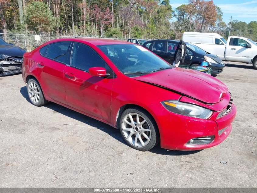 2013 Dodge Dart Sxt/Rallye VIN: 1C3CDFBA7DD301961 Lot: 37992688