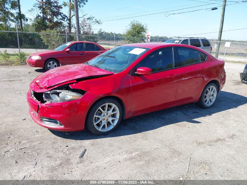 2013 Dodge Dart Sxt/Rallye VIN: 1C3CDFBA7DD301961 Lot: 37992688