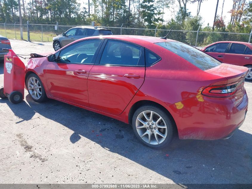 2013 Dodge Dart Sxt/Rallye VIN: 1C3CDFBA7DD301961 Lot: 37992688