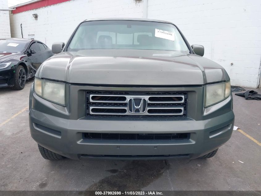 2007 Honda Ridgeline Rts VIN: 2HJYK16407H521914 Lot: 37992698