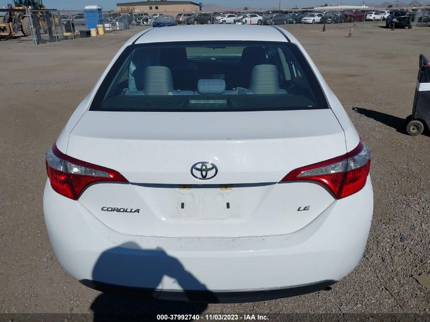 2015 Toyota Corolla Le Plus VIN: 5YFBURHE7FP206206 Lot: 37992740