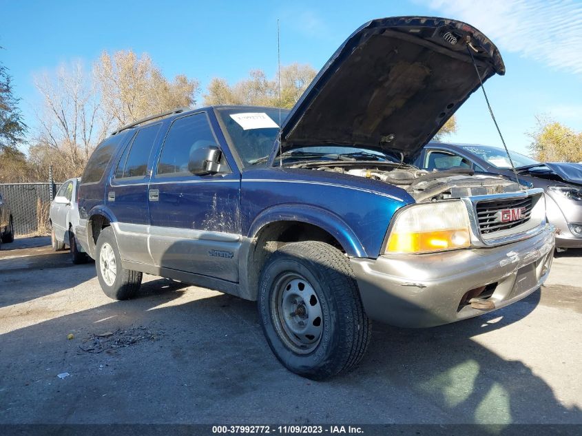 1999 GMC Jimmy Slt VIN: 1GKDT13W9X2516973 Lot: 37992772