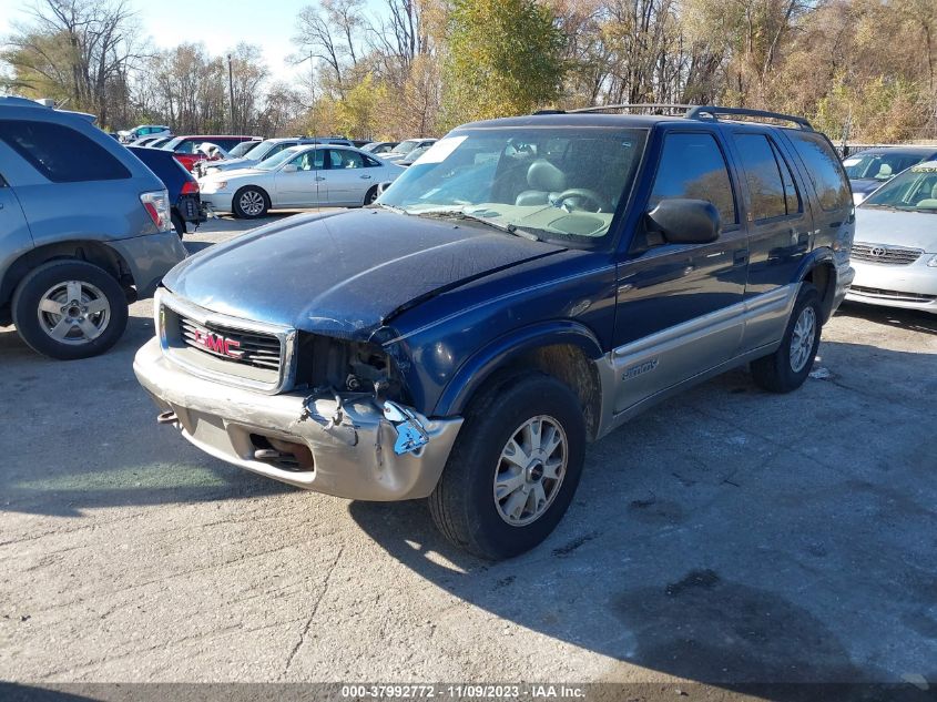 1999 GMC Jimmy Slt VIN: 1GKDT13W9X2516973 Lot: 37992772