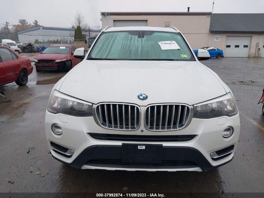 2017 BMW X3 xDrive28I VIN: 5UXWX9C35H0T16066 Lot: 37992874