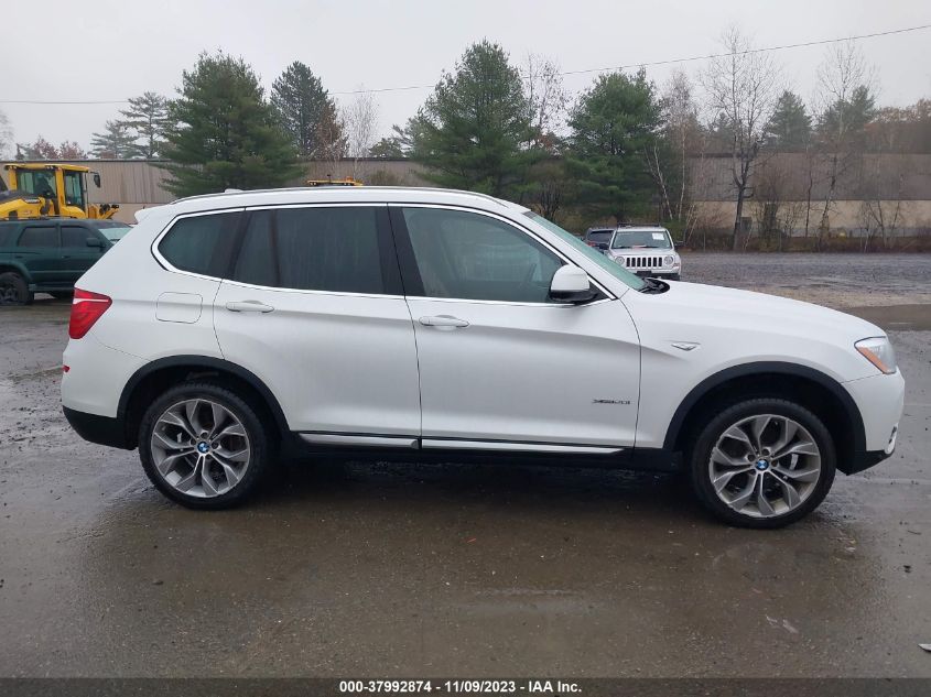 2017 BMW X3 xDrive28I VIN: 5UXWX9C35H0T16066 Lot: 37992874