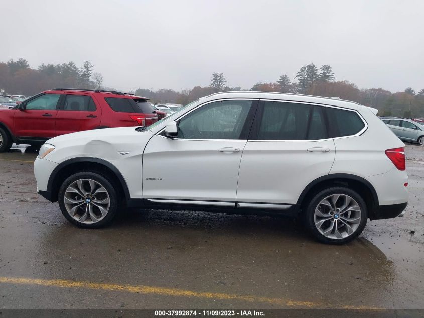 2017 BMW X3 xDrive28I VIN: 5UXWX9C35H0T16066 Lot: 37992874