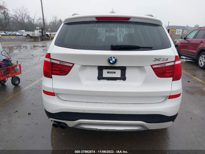 2017 BMW X3 xDrive28I VIN: 5UXWX9C35H0T16066 Lot: 37992874