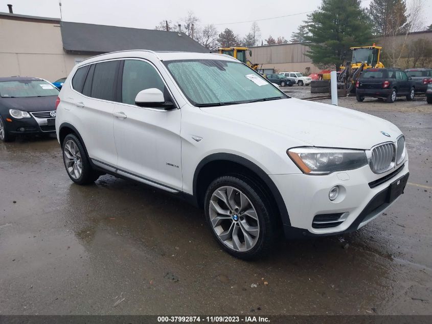 2017 BMW X3 xDrive28I VIN: 5UXWX9C35H0T16066 Lot: 37992874