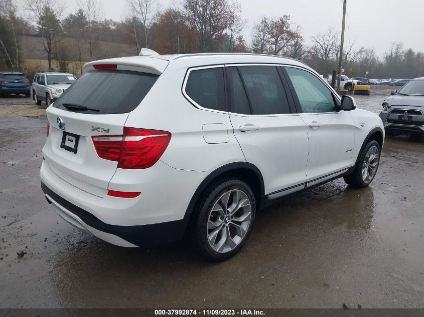 2017 BMW X3 xDrive28I VIN: 5UXWX9C35H0T16066 Lot: 37992874