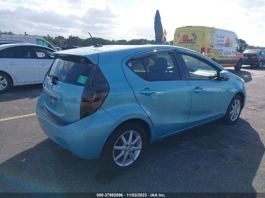 2012 Toyota Prius C Three VIN: JTDKDTB30C1030250 Lot: 37992896