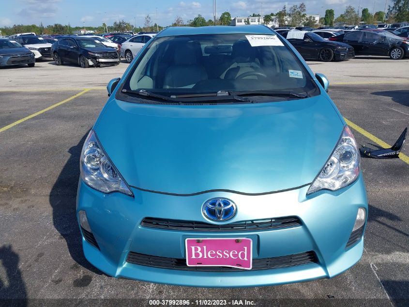 2012 Toyota Prius C Three VIN: JTDKDTB30C1030250 Lot: 37992896