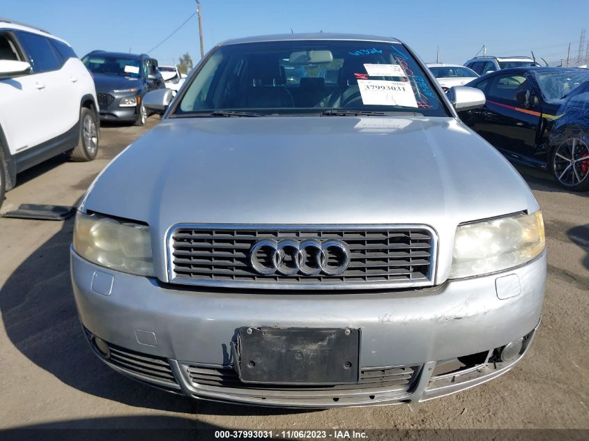 2005 Audi A4 1.8T Se VIN: WAUJC68E25A103028 Lot: 37993031