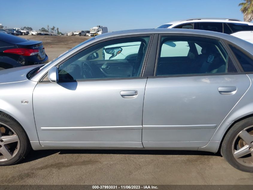 2005 Audi A4 1.8T Se VIN: WAUJC68E25A103028 Lot: 37993031