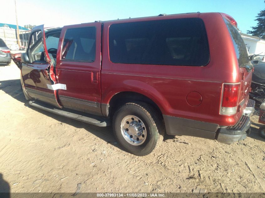 2002 Ford Excursion Xlt/Xlt Premium VIN: 1FMNU40L82EC93126 Lot: 37993134