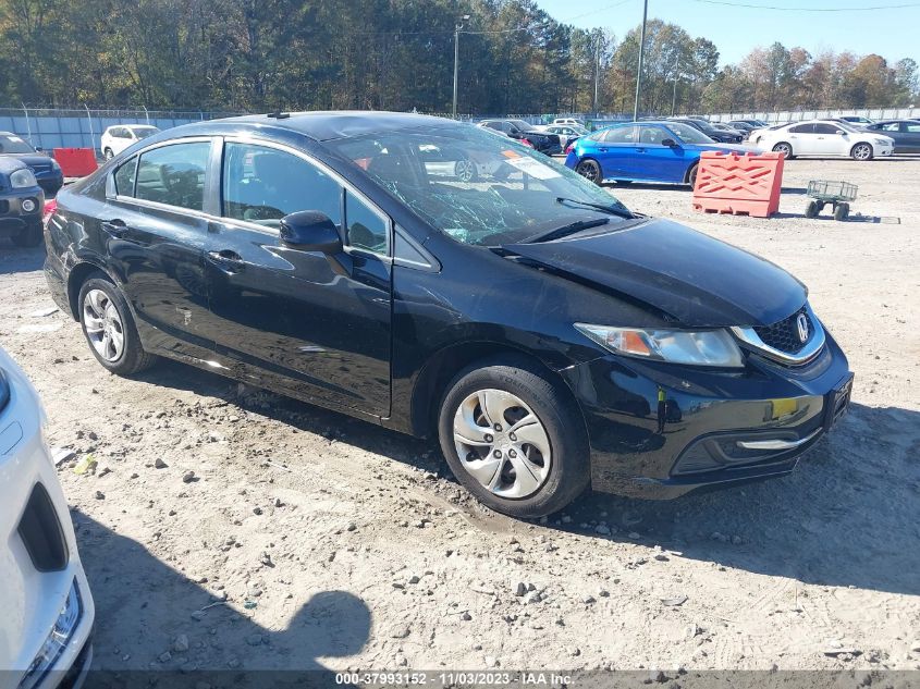 2013 Honda Civic Lx VIN: 19XFB2F55DE295497 Lot: 37993152