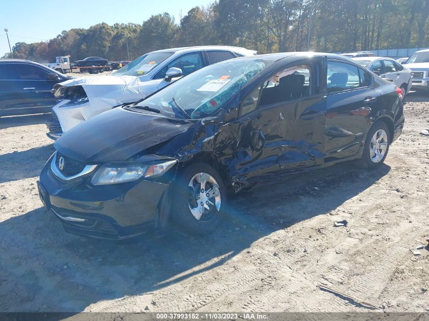 2013 Honda Civic Lx VIN: 19XFB2F55DE295497 Lot: 37993152