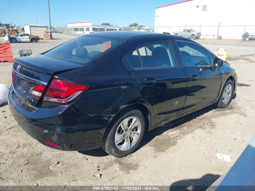 2013 Honda Civic Lx VIN: 19XFB2F55DE295497 Lot: 37993152