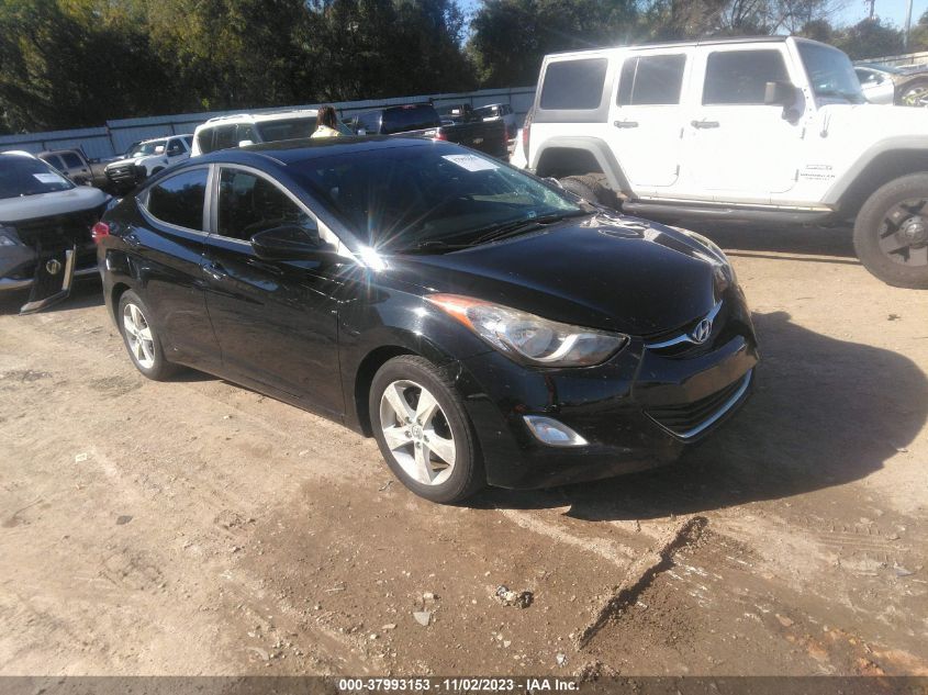 2012 Hyundai Elantra Gls VIN: 5NPDH4AE9CH070292 Lot: 37993153