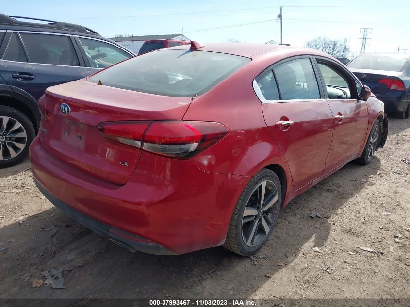 2017 Kia Forte Ex VIN: 3KPFL4A80HE036383 Lot: 37993467