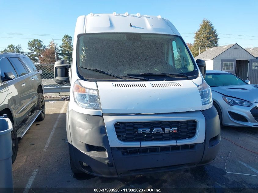 2021 Ram Promaster 2500 High Roof 159" Wb VIN: 3C6LRVDG5ME555165 Lot: 37993520