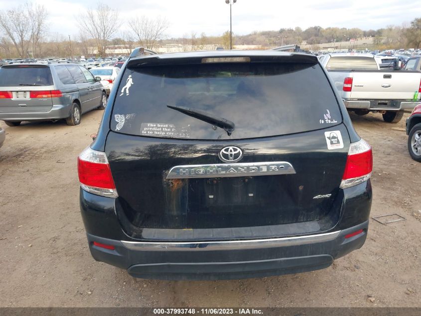 5TDDK3EH8BS072124 2011 Toyota Highlander Limited V6