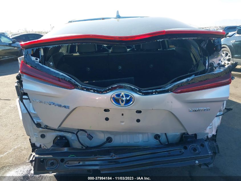 2022 Toyota Prius Prime Limited VIN: JTDKAMFP3N3228551 Lot: 37994184