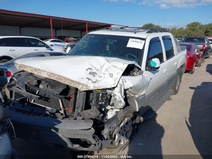 2002 Chevrolet Avalanche VIN: 3GNEK13TX2G138419 Lot: 37994215