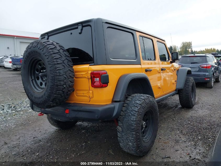 2021 Jeep Wrangler Unlimited Rubicon 4X4 VIN: 1C4JJXFM0MW654326 Lot: 37994440