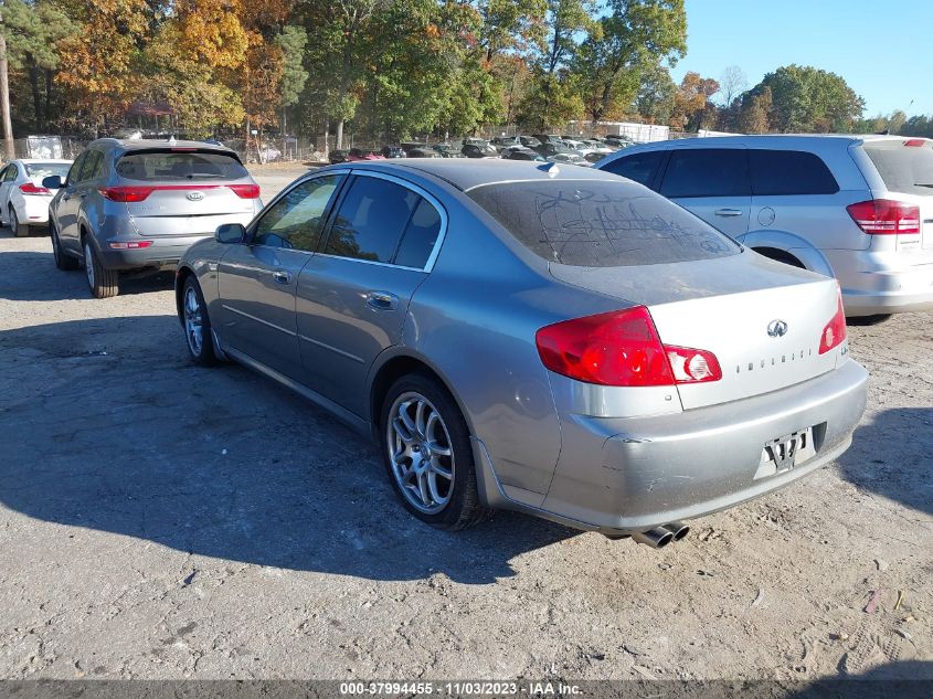 2006 Infiniti G35 Sedan VIN: JNKCV51E26M506046 Lot: 37994455