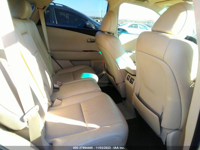 2010 Lexus Rx 350 VIN: 2T2BK1BA2AC002124 Lot: 37994485