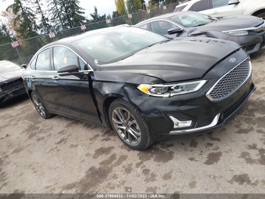 2020 Ford Fusion Hybrid Titanium VIN: JM1BL1UF5C1588836 Lot: 37994533