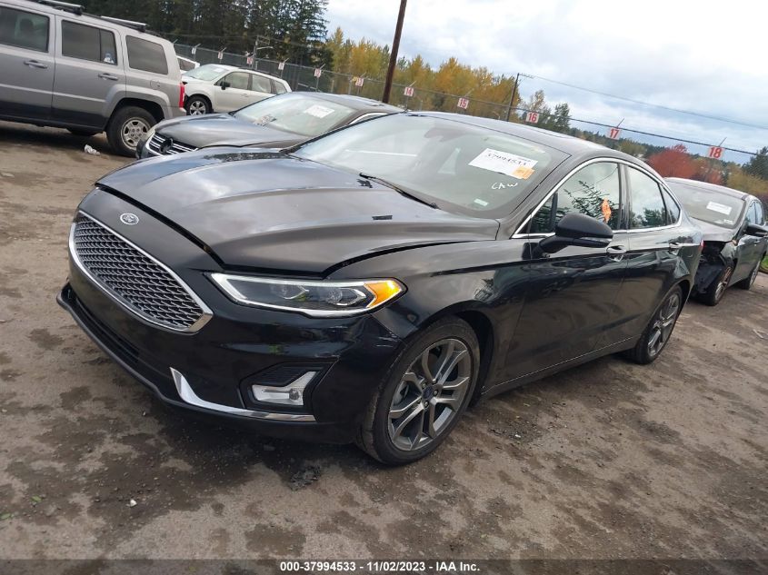 2020 Ford Fusion Hybrid Titanium VIN: JM1BL1UF5C1588836 Lot: 37994533