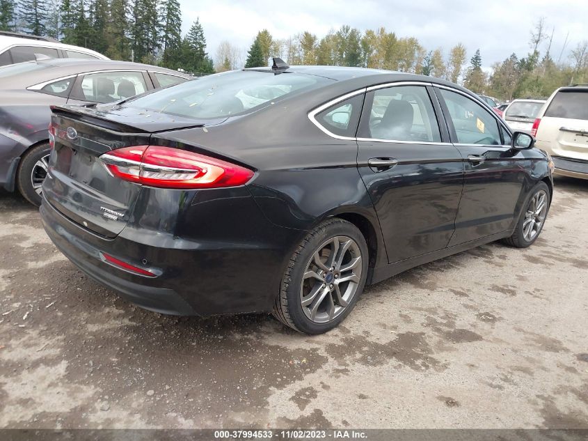 2020 Ford Fusion Hybrid Titanium VIN: JM1BL1UF5C1588836 Lot: 37994533