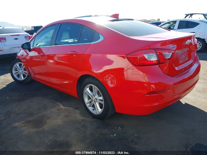 2018 Chevrolet Cruze Lt Auto VIN: 1G1BE5SM3J7145543 Lot: 37994574